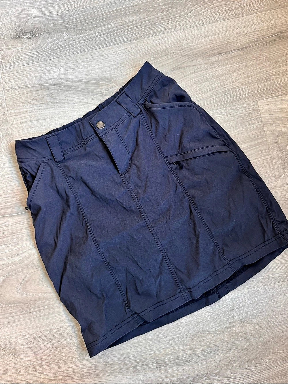 Duluth Trading Co. Blue Utility Skort